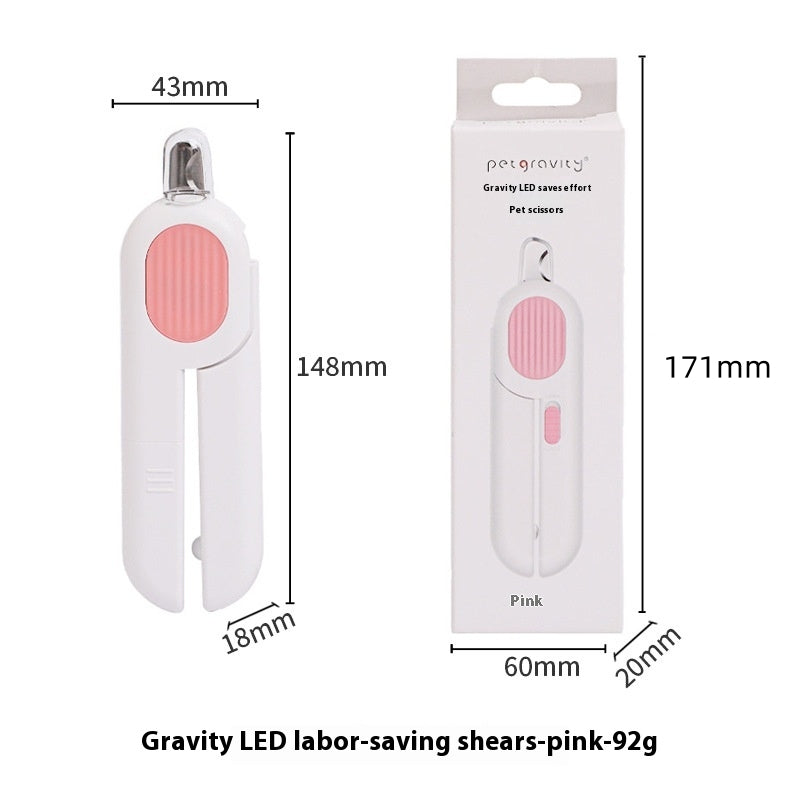 BrainBite™ Precision LED Pet Nail Clippers