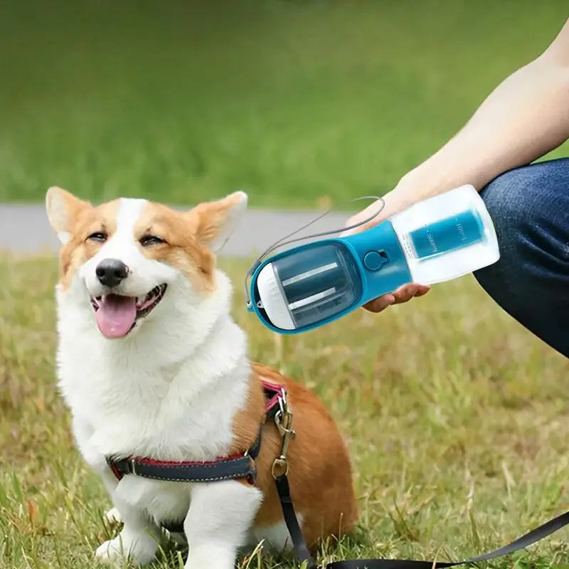 PawTrail™ 3-in-1 Pet Water Bottle