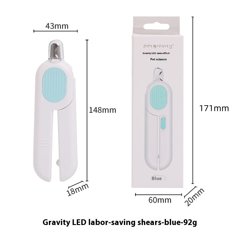BrainBite™ Precision LED Pet Nail Clippers
