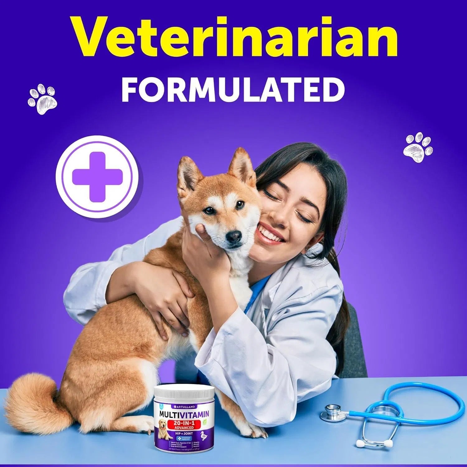 VitaPaws™ 20-in-1 Dog Multivitamin Chews